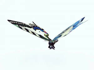 BUTTERFLY ANIMATED 3D Model