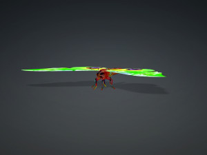 BUTTERFLY 3D MODEL FLYING 3D-Modell