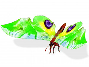 BUTTERFLY 3D MODEL FLYING 3D-Modell