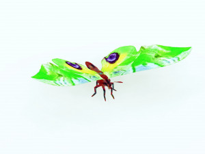 BUTTERFLY 3D MODEL FLYING 3D-Modell