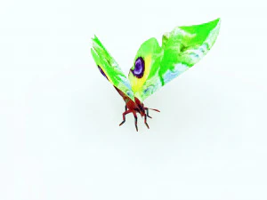 BUTTERFLY 3D MODEL FLYING 3D Model