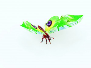 BUTTERFLY 3D MODEL FLYING 3D-Modell