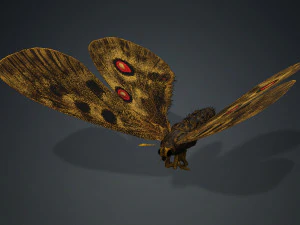 BUTTERFLY 3D game ready 3D Model