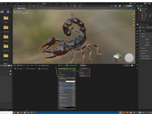 Scorpion Black Emperor SCORPION ARACHNID MONSTER ARACHNID 3D Model