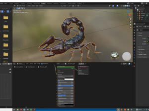 Scorpion Black Emperor SCORPION ARACHNID MONSTER ARACHNID 3D Model