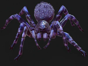 Spider Animated QUEEN SPIDER ARACHNID 3D Model