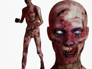 Zombie - KING OF TERROR ZOMBIE 3D Model
