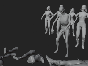 VAMPIRE MONSTER EVIL AND VAMPIRE EVIL AND DEMON MONSTER Model 3D