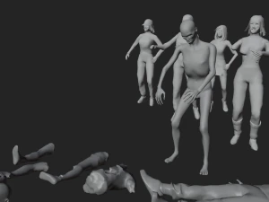 VAMPIRE MONSTER EVIL AND VAMPIRE EVIL AND DEMON MONSTER 3D Model
