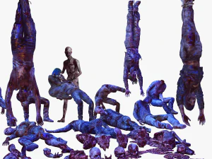 Corpi mutilati Gore - BOBIE AND GORE BODIE MONSTER EVIL MONSTER Modello 3D