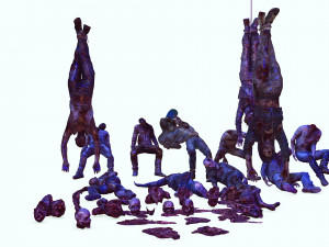 Mutilated Bodies Gore - BOBIE AND GORE BODIE MONSTER EVIL MONSTER 3D 모델