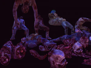Mutilated Bodies Gore - BOBIE AND GORE BODIE MONSTER EVIL MONSTER 3D Model