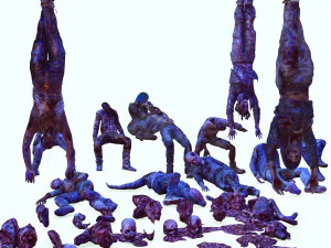Mutilated Bodies Gore - BOBIE AND GORE BODIE MONSTER EVIL MONSTER 3D Model