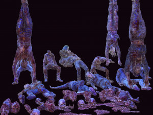 Mutilated Bodies Gore - BOBIE AND GORE BODIE MONSTER EVIL MONSTER 3D 모델