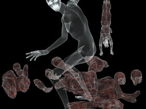 Mutilated Bodies Gore - BOBIE AND GORE BODIE MONSTER EVIL MONSTER 3D 모델