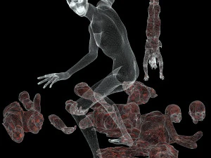 Mutilated Bodies Gore - BOBIE AND GORE BODIE MONSTER EVIL MONSTER 3D Model