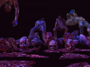 Mutilated Bodies Gore - BOBIE AND GORE BODIE MONSTER EVIL MONSTER 3D Model