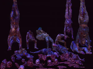 Mutilated Bodies Gore - BOBIE AND GORE BODIE MONSTER EVIL MONSTER 3D Model