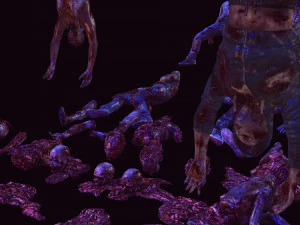 Mutilated Bodies Gore - BOBIE AND GORE BODIE MONSTER EVIL MONSTER 3D Model