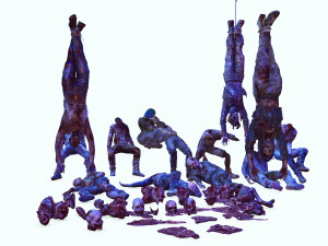 Mutilated Bodies Gore - BOBIE AND GORE BODIE MONSTER EVIL MONSTER 3D 모델