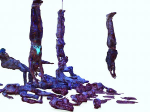 Mutilated Bodies Gore - BOBIE AND GORE BODIE MONSTER EVIL MONSTER 3D Model