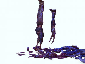 Mutilated Bodies Gore - BOBIE AND GORE BODIE MONSTER EVIL MONSTER 3D Model