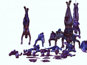 Mutilated Bodies Gore - BOBIE AND GORE BODIE MONSTER EVIL MONSTER 3D 모델