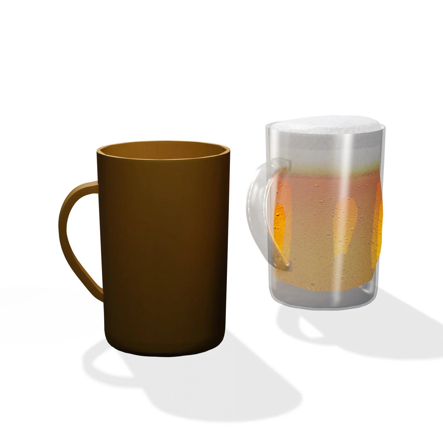 GLASS 3D MODEL - 3D PRINTING - OBJ - FBX - 3D PROJECT CREATE AND GAME READY 3D Print Model .c4d .max .obj .3ds .fbx .stl .blend 