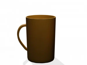 GLASS 3D MODEL - 3D PRINTING - OBJ - FBX - 3D PROJECT CREATE AND GAME READY 3D Print Model