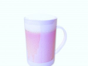 GLASS 3D MODEL - 3D PRINTING - OBJ - FBX - 3D PROJECT CREATE AND GAME READY 3D 打印模型