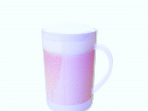 GLASS 3D MODEL - 3D PRINTING - OBJ - FBX - 3D PROJECT CREATE AND GAME READY 3D 打印模型