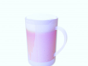 GLASS 3D MODEL - 3D PRINTING - OBJ - FBX - 3D PROJECT CREATE AND GAME READY 3D 打印模型