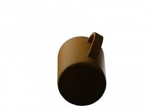 GLASS 3D MODEL - 3D PRINTING - OBJ - FBX - 3D PROJECT CREATE AND GAME READY 3D Print Model