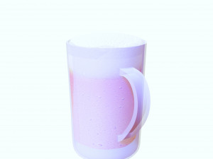 GLASS 3D MODEL - 3D PRINTING - OBJ - FBX - 3D PROJECT CREATE AND GAME READY 3D 打印模型
