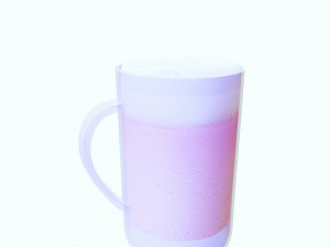 GLASS 3D MODEL - 3D PRINTING - OBJ - FBX - 3D PROJECT CREATE AND GAME READY 3D 打印模型
