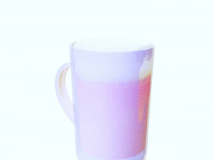 GLASS 3D MODEL - 3D PRINTING - OBJ - FBX - 3D PROJECT CREATE AND GAME READY 3D Print Model