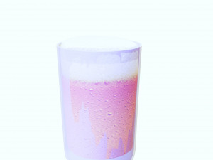 GLASS 3D MODEL - 3D PRINTING - OBJ - FBX - 3D PROJECT CREATE AND GAME READY 3D 打印模型