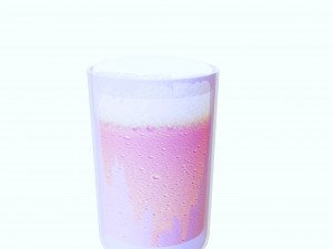 GLASS 3D MODEL - 3D PRINTING - OBJ - FBX - 3D PROJECT CREATE AND GAME READY 3D 打印模型