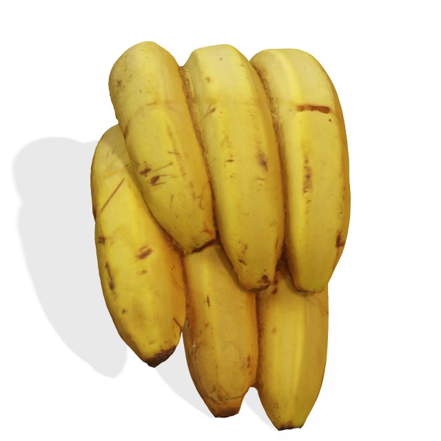 BANANA 3D MODEL - 3D PRINTING - OBJ - FBX - 3D PROJECT CREATE AND GAME READY 3D Принт Модель .c4d .max .obj .3ds .fbx .stl .blend 