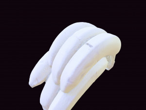 BANANA 3D MODEL - 3D PRINTING - OBJ - FBX - 3D PROJECT CREATE AND GAME READY 3D Принт Модель