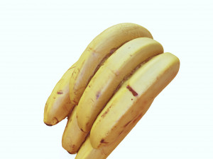 BANANA 3D MODEL - 3D PRINTING - OBJ - FBX - 3D PROJECT CREATE AND GAME READY 3D Принт Модель