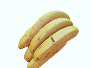 BANANA 3D MODEL - 3D PRINTING - OBJ - FBX - 3D PROJECT CREATE AND GAME READY 3D Принт Модель