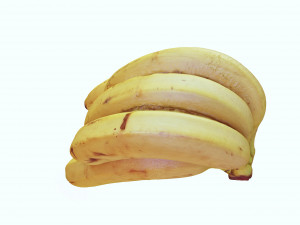 BANANA 3D MODEL - 3D PRINTING - OBJ - FBX - 3D PROJECT CREATE AND GAME READY 3D Принт Модель