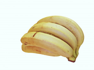 BANANA 3D MODEL - 3D PRINTING - OBJ - FBX - 3D PROJECT CREATE AND GAME READY 3D Принт Модель