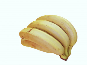 BANANA 3D MODEL - 3D PRINTING - OBJ - FBX - 3D PROJECT CREATE AND GAME READY 3D Принт Модель