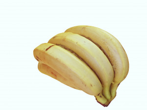 BANANA 3D MODEL - 3D PRINTING - OBJ - FBX - 3D PROJECT CREATE AND GAME READY 3D Принт Модель