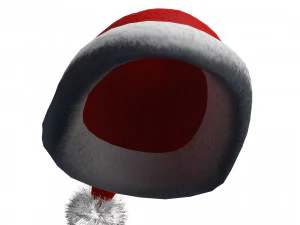 SANTA HAT 3D - OBJ - FBX 3D Print Model