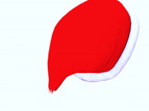 SANTA HAT 3D - OBJ - FBX 3D Print Model