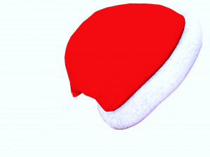 SANTA HAT 3D - OBJ - FBX 3D Принт Модель