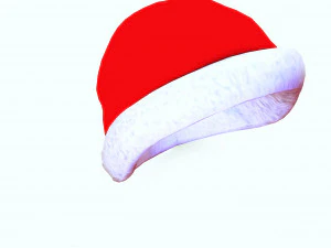 SANTA HAT 3D - OBJ - FBX 3D Print Model